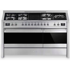 Smeg A5-81 150cm 'Opera' Dual Fuel Range Cooker - STAINLESS STEEL