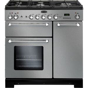 Rangemaster KCH90NGFSS/C Kitchener 90cm Gas Range Cooker 116770 - STAINLESS STEEL