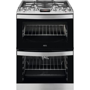 AEG CKB6540ACM 60cm Freestanding Dual Fuel Cooker - STAINLESS STEEL