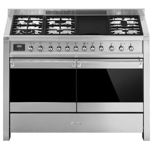 Smeg A4-81 120cm 'Opera' Dual Fuel Range Cooker - STAINLESS STEEL
