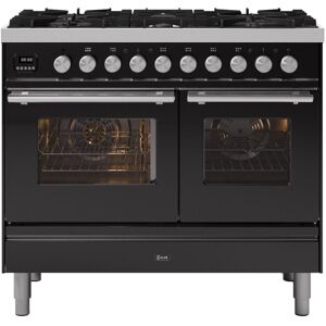 Ilve PD106WE3MG 100cm Roma Dual Fuel Range Cooker - GRAPHITE