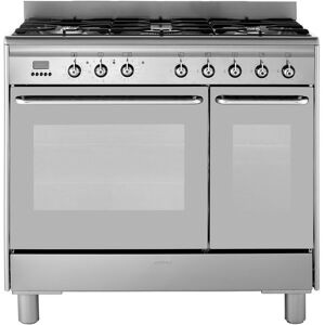 Smeg CG92PX9 90cm Pyrolytic Dual Fuel Range Cooker - STAINLESS STEEL