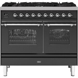 Ilve PD106NE3MG 100cm Milano Dual Fuel Range Cooker - GRAPHITE