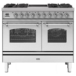 Ilve PD10INE3SS 100cm Milano Mixed Fuel Range Cooker - STAINLESS STEEL