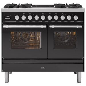 Ilve PD10IWE3MG 100cm Roma Mixed Fuel Range Cooker - GRAPHITE