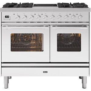 Ilve PD10IWE3SS 100cm Roma Mixed Fuel Range Cooker - STAINLESS STEEL