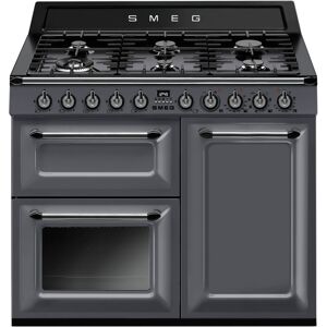 Smeg TR103GR 100cm Victoria Dual Fuel Range Cooker - SLATE