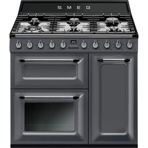 Smeg TR93GR 90cm Victoria Dual Fuel Range Cooker - SLATE