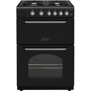 Rangemaster CLA60NGFBL/C Classic 60cm Freestanding Gas Cooker - BLACK