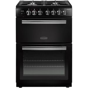 Rangemaster PROPL60DFFBL/C Professional Plus 60cm Freestanding Dual Fuel Cooker - BLACK