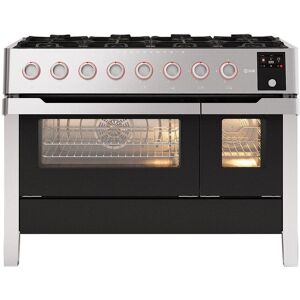 Ilve PM128DS3/SS 120cm Panoramagic Dual Fuel Range Cooker - STAINLESS STEEL