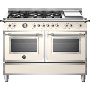 Bertazzoni HER126G2EAVT 120cm Heritage Dual Fuel Range Cooker - IVORY