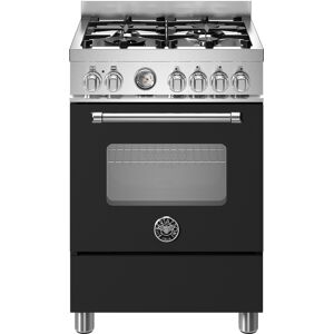 Bertazzoni MAS64L1ENEC 60cm Master Series Freestanding Dual Fuel Cooker - BLACK