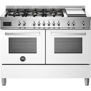 Bertazzoni PRO126G2EBIT 120cm Professional Dual Fuel Range Cooker - WHITE