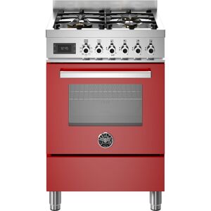 Bertazzoni PRO64L1EROT 60cm Professional Dual Fuel Cooker - RED