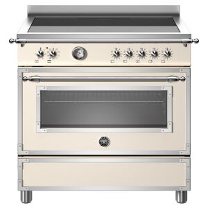 Bertazzoni HER95I1EAVT 90cm Heritage Induction Range Cooker - IVORY