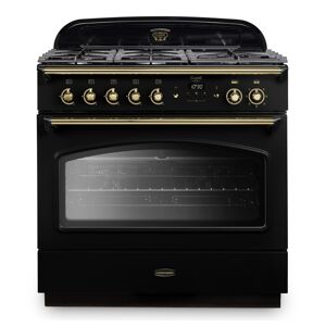 Rangemaster CLAS90FXDFFBL/B Classic FX 90cm Dual Fuel Range Cooker 12832 - BLACK