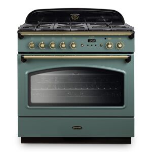 Rangemaster CLAS90FXDFFMG/B Classic FX 90cm Dual Fuel Range Cooker 12835 - MINERAL GREEN