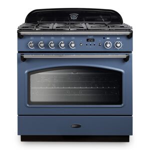 Rangemaster CLAS90FXDFFSB/C Classic FX 90cm Dual Fuel Range Cooker 12826 - STONE BLUE