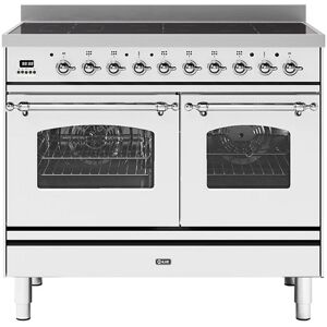 Ilve PDI106NE3WH 100cm Milano Induction Range Cooker - WHITE