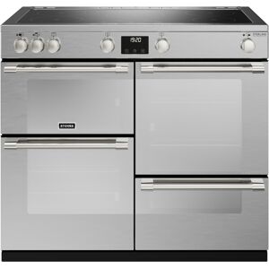 Stoves ST DX STER D1000EI TCH SS 11473 Sterling Deluxe 100cm Induction Range Cooker - STAINLESS STEEL