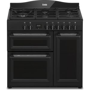 Creda C90RCDFTA 90cm Traditional Dual Fuel Range Cooker - ANTHRACITE