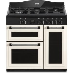 Creda C90RCDFTCRM 90cm Traditional Dual Fuel Range Cooker - CREAM