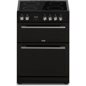 Creda C60CDOBL 60cm Freestanding Contemporary Ceramic Cooker - BLACK