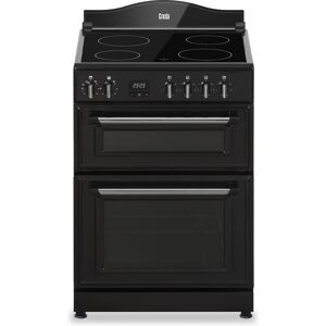 Creda C60CMRBL 60cm Freestanding Traditional Ceramic Cooker - BLACK