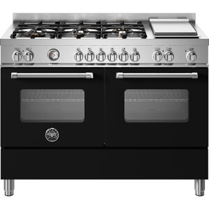 Bertazzoni MAS126G2ENET 120cm Master Series Dual Fuel Range Cooker - BLACK