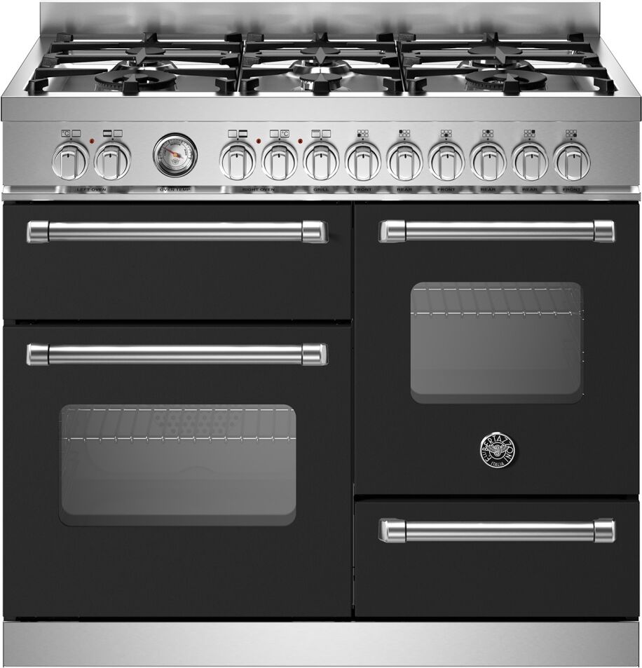 Bertazzoni MAS106L3ENEC 100cm Master Series XG Dual Fuel Range Cooker - BLACK