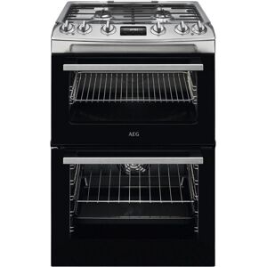 AEG CKX6540ACM 60cm Freestanding Dual Fuel Cooker - STAINLESS STEEL AEG CKX6540ACM 60cm Freestanding Dual Fuel Cooker - STAINLESS STEEL