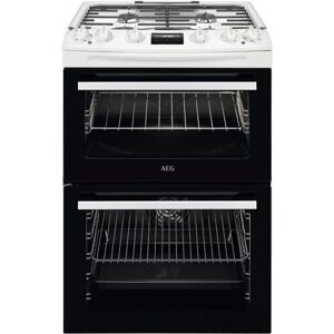 AEG CKX6540ACW 60cm Freestanding Dual Fuel Cooker - WHITE AEG CKX6540ACW 60cm Freestanding Dual Fuel Cooker - WHITE