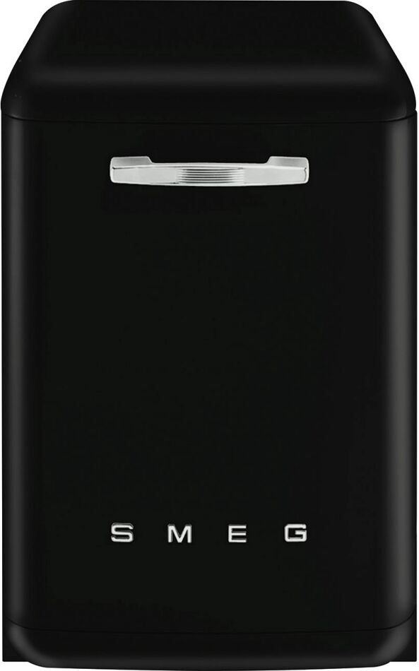 Smeg DFFABBL 60cm Retro Freestanding Dishwasher - BLACK