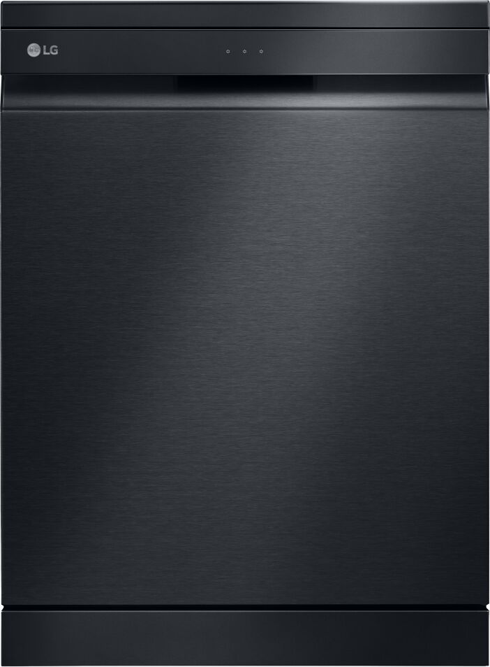 LG DF455HMS 60cm Freestanding Dishwasher - BLACK STEEL