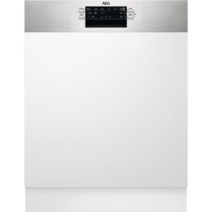 AEG FEE63600ZM 60cm Series 6000 SatelliteClean Semi Integrated Dishwasher - STAINLESS STEEL