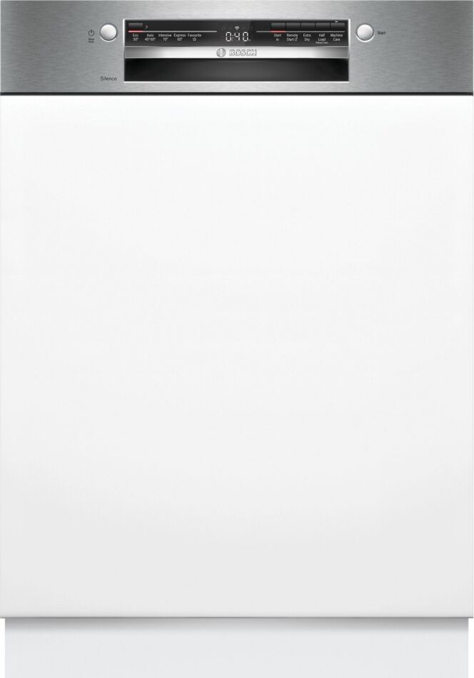 Bosch SMI2HTS02G 60cm Series 2 Semi Integrated Dishwasher - STAINLESS STEEL