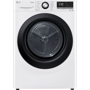 LG FDV309WN 9kg Eco Hybrid Heat Pump Condenser Tumble Dryer - WHITE