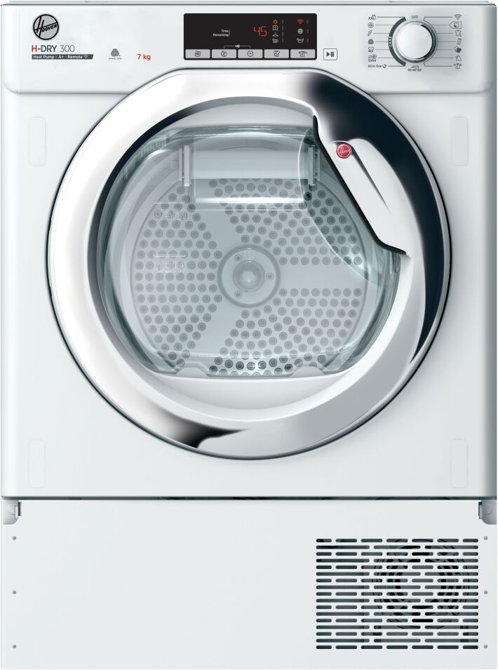 Hoover BHTDH7A1TCE-80 7kg Integrated Heat Pump Condenser Tumble Dryer