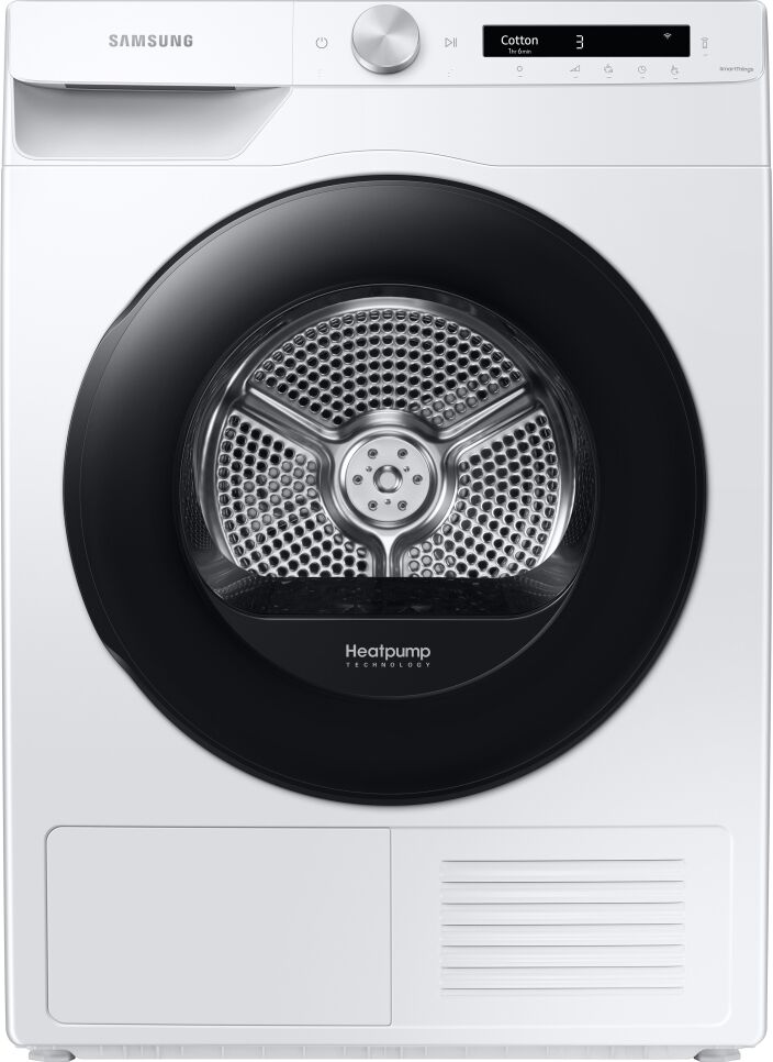 Samsung DV90T5240AW 9kg Series 5+ Heat Pump Condenser Tumble Dryer - WHITE