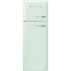 Smeg FAB30LPG5UK 60cm Retro Fridge Freezer Left Hand Hinge - PASTEL GREEN