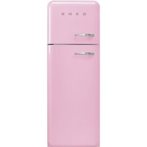 Smeg FAB30LPK5 60cm Retro Fridge Freezer Left Hand Hinge - PINK