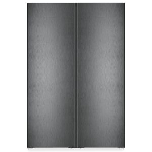 Liebherr XRFBD5220 123cm Plus Side By Side Fridge Freezer - BLACK STEEL