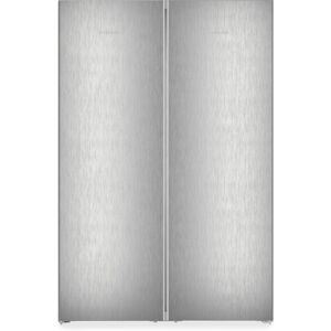 Liebherr XRFSF5245 123cm Plus Side By Side Biofresh Fridge Freezer With Icemaker - SILVER