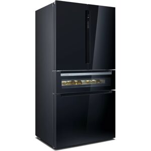 Siemens KF96RSBEA IQ-700 French Style Fridge Freezer With Beverage Drawer - BLACK