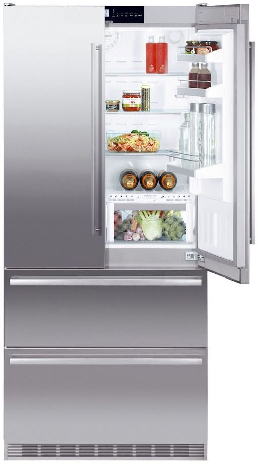 Liebherr CBNES6256 French Style Fridge Freezer With Biofresh & Icemaker - STAINLESS STEEL