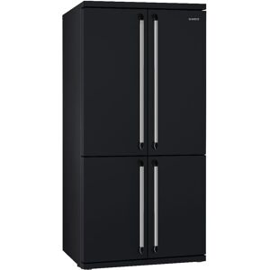 Smeg FQ960BL5 Victoria American Style Four Door Fridge Freezer - BLACK