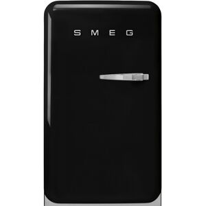 Smeg FAB10LBL5 55cm Retro Refrigerator Left Hand Hinge - BLACK