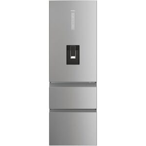 Haier HTW5618EWMG 60cm MyZone Frost Free Fridge Freezer With Water - STAINLESS STEEL Haier HTW5618EWMG 60cm MyZone Frost Free Fridge Freezer With Water - STAINLESS STEEL