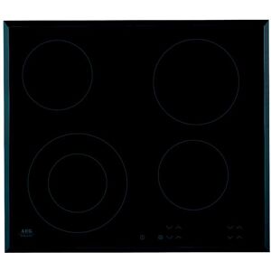 AEG HK624010FB 59cm 4 Zone Bevelled Edge Ceramic Hob - BLACK